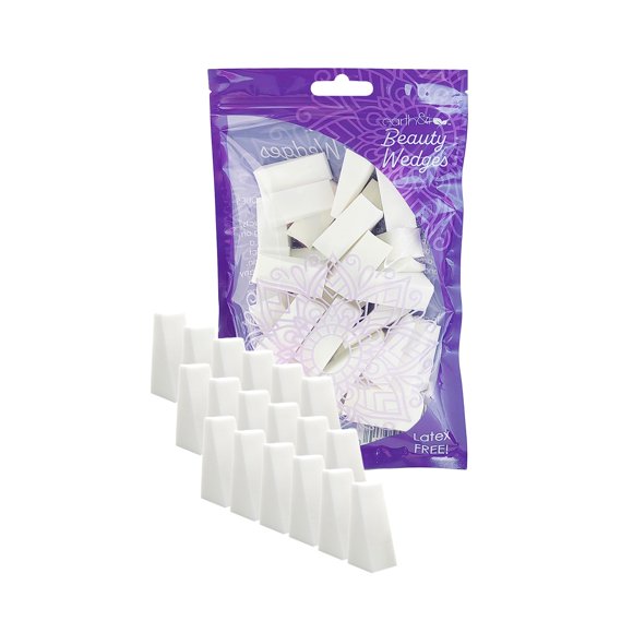 Cuñas Cosméticas Earth & I 32 piezas Precortadas Sin Látex