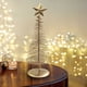 thumbnail image 4 of Pack De 5 Mini Árbol Pino Espiral Metálico Dorado Decoración Navidad 15 Cm, 4 of 4