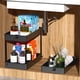 thumbnail image 3 of Carrito de almacenamiento rodante SPACEKEEPER de 3 niveles para baño, negro, 3 of 8