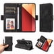 thumbnail image 3 of Carcasa FOXDOCK Xiaomi Redmi Note 13 4G de cuero PU, diseño acolchado clásico, protección contra caídas y rayones, 3 of 5