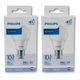 thumbnail image 1 of Pack 2 Ampolleta Philips Ecohome E27 10,5w Luz Fría, 1 of 3