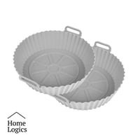 Set 2 Moldes Silicona Air Fryer 17 Cm Home Logics