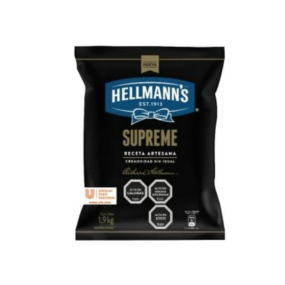 MAYONESA HELLMANNS SUPREME 1.9 kilos