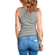 thumbnail image 3 of Top Acanalado Camiseta Sin Mangas Mujer Polera Fashion 102, 3 of 3