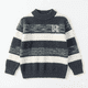 thumbnail image 1 of Sueter Ni o Invierno Tejido Rayado Cuello Alto Moda Infantil, 1 of 3
