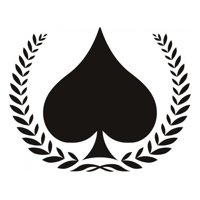 Rienda Libre Graphics - Decomural Ace Of Spades Wreath Card Games Ws-15557