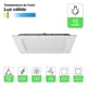 thumbnail image 2 of Panel Led Foco Plafón Empotrado Cuadrado 12w 17cm Luz Cálida Blanco, 2 of 5