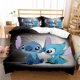 thumbnail image 1 of Stitc-h 3 Pcs Comforter Set with 2 Pillowcases,Sti-tch Bedding Set Sheet Set for Kids Adults,All Season Lightweight, 1 of 5