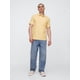 thumbnail image 2 of Polo GAP Lived in Reed Yellow para hombre, talla XL, 2 of 4