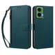 thumbnail image 1 of Funda Tipo Billetera para Motorola Moto G35 5G con Soporte y Bolsillo con Cierre Verde, 1 of 1