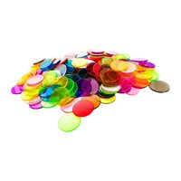 Bothyi - Juego De Conteo De Contadores Transparentes De 100 Uds. Para Niños, Regalo De Cumpleaños