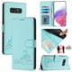 thumbnail image 5 of Funda tipo cartera FOXDOCK para Samsung Galaxy Note 8 con soporte, ranuras, RFID, diseño de gato, 5 of 5