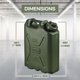 thumbnail image 3 of Contenedor de Agua Scepter 19L Estilo Militar Verde, 3 of 9