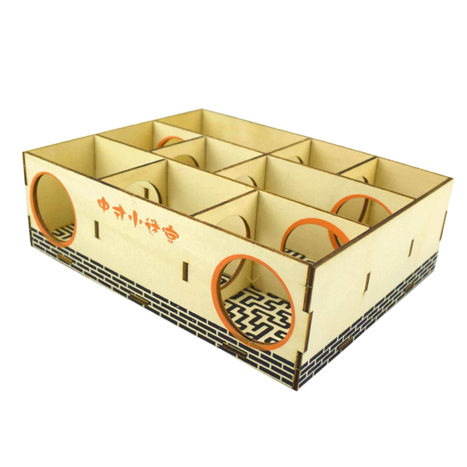 Laberinto Para Hámster, Cobayas, Jerbos, Mascota Pequeña, Túnel De Laberinto Para Hámster De Múltiples Cámaras, 15,5x19,8x6cm