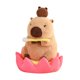 thumbnail image 2 of Lindo Animal De Peluche De Carpincho, Juguete De Peluche De Carpincho Suave Para Adultos, Familia, Adolescentes, 40 Cm Con Loto, 2 of 5