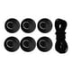 thumbnail image 2 of Kit De Aparejos De Cubierta De Parche De PVC Con Anillos En D De 6 Piezas Para Bote Inflable Kayak Bote Negro, 2 of 5