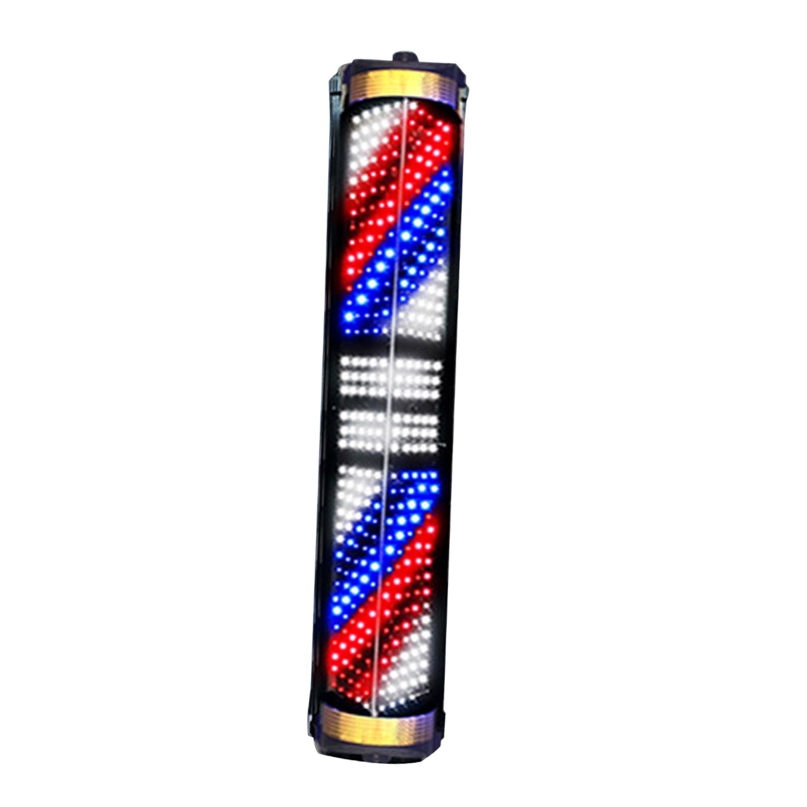 Magideal - Señal De Barbería, Iluminación Abierta, Lámpara De Pared, Poste Giratorio, Luces Led Para Peluquería, Peluquería Al Aire Libre, Suministros Para Tiend