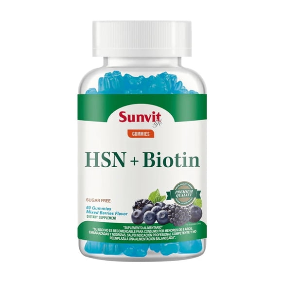 Hsn + Biotina 60 Gomitas Mix Berries
