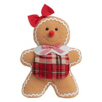 Bothyi - Muñeco De Jengibre Navideño, Novedoso Animal De Peluche Suave Para Árbol, Mesa, Ventana, Niña