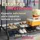 thumbnail image 4 of Perchero Organizador Colgante de Ropa Doble Barra Tendedero Acero, 4 of 8