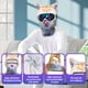 thumbnail image 5 of Pasamontañas Daxotu Cat 3D Sheisty Face para invierno, paquete de 2, 5 of 6