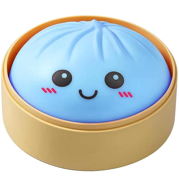 Juguete Squishy NFOVSMO de dumplings, antiestrés, suave, 9,5 cm