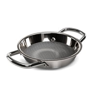 Paila Wens Honey Comb 16Cm Antiadherente Plateado Con Mango