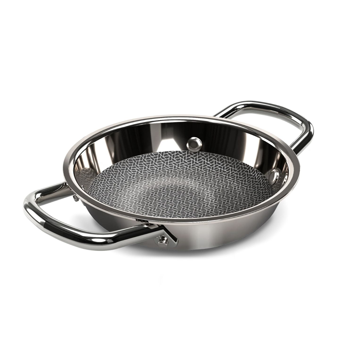 Paila Wens Honey Comb 16cm Antiadherente Plateado Con Mango