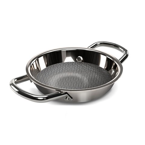 Paila Wens Honey Comb 16Cm Antiadherente Plateado Con Mango