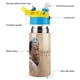 thumbnail image 3 of Sueños de Fuga Botella de Agua con Tapa Pop Top de Un Toque, Acero Inoxidable, a Prueba de Fugas, para Deportes, Botella Infantil azul 12 oz, 3 of 6