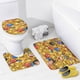 thumbnail image 4 of Set de Cortina de Ducha Desmarcar Emoji 4 Piezas, 4 of 6