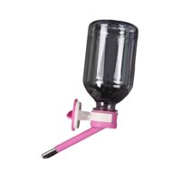 Ioensy - Dispensador De Agua De Perro Perrera Perrera Bebedor Tetera Para Perros De Animales Pequeños Gato 330 Ml Rosa