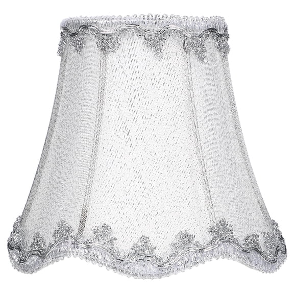Pantalla de Lámpara con Clip Tablzone Estilo Vintage Plata