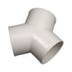 thumbnail image 1 of Conector De Codo De 3 Vías Que Reemplaza Los Conductos De Ventilación De Salida Accesorio De Tubería De PVC En Forma De Y Diámetro De 15 Cm, 1 of 5