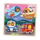 thumbnail image 2 of Rompecabezas De Animales De Madera Juguete De Desarrollo De Habilidades Motoras Finas Para Bebés Y Niños Camión De Bomberos Para Niños Pequeños, 2 of 5