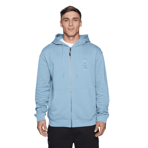 Polerón Reef Men Full Zipper Blue Surf Up
