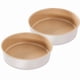 thumbnail image 1 of Moldes para tartas Nordic Ware 9 redondos antiadherentes de aluminio natural (paquete de 2), 1 of 4