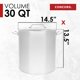 thumbnail image 5 of Olla de Fondo Concord Cookware 28 L Acero Inoxidable, 5 of 9
