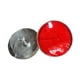 thumbnail image 5 of 2 reflectores reflectantes de advertencia redondos, accesorios de repuesto, resistentes, de fácil instalación, accesorios profesionales, color rojo, 5 of 5