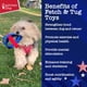 thumbnail image 4 of Juguete para perros American Dog Candy Cane Squeaks Floats, 4 of 6