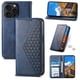 thumbnail image 1 of Funda Flip FOXDOCK para iPhone 15 Pro Max , Estilo Billetera con Diseño Rombo, Correa de Mano y Soporte, Uso Diario, 1 of 6