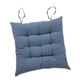 thumbnail image 3 of Cojín para Asiento, Cojín para Silla de Cocina, Cómodo Cojín Cuadrado de 40x40cm para Asiento, Cojín para El Suelo para El Hogar, Sala de Estar, Hombr Azul, 3 of 5