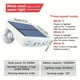 thumbnail image 4 of 1pc LED Solar Outdoor Lights With Motion Sensor, Powerful Solar Security 4 LED Lights Outdoor Decor Sensor Motion 3 Modes Street Waterproof Lamp Built-in 18650 Lithium Battery Wall Night Work Light F, 4 of 5