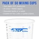 thumbnail image 3 of Vasos para mezclar desechables, flexibles, transparentes, de plástico graduado, 1000 ml, 3 of 4