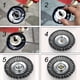 thumbnail image 2 of 1pc Trimmer Cutter Head Steel Wire Weed Grass Brush Cutting Lawn Mower With Lawn Mower Blade Adapter For Rust Removal Paving Stone Pavement Joints Or Driveway 6", 2 of 5