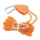 thumbnail image 3 of Toldo Cuerda De Viento Carpa Ligera Hebilla Fija Guylines Para Canopy Camping Naranja, 3 of 5
