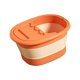 thumbnail image 5 of Ba?era De Pie Plegable Cubo De Ba?o De Pies Masajeador De Ba?o De SPA De Pies Para Acampar Naranja, 5 of 5