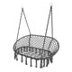 thumbnail image 1 of Silla Hamaca Colgante Doble Gris, 1 of 2