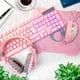 thumbnail image 2 of Almohadilla Para Teclado Ratón Y Auriculares Bundle Pink Gaming, 2 of 8