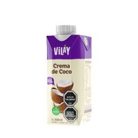 Crema De Coco Vegetal 330 Ml Vilay